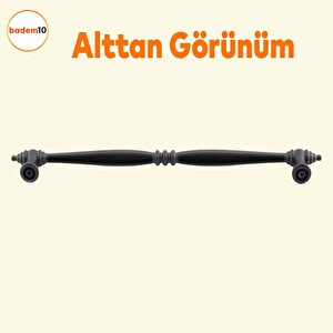 Petek Mobilya Mutfak Dolabı Çekmece Dolap Kapak Kulpu Metal Kulp Kulbu Kulpu 224 Mm Siyah