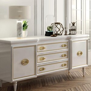 Küçük Zümre Mobilya Çekmece Mutfak Dolap Dolabı Kulpu Kulbu (96 Mm-9.6 Cm) Gold Sert Plastik Kulp