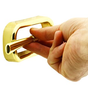 Küçük Zümre Mobilya Çekmece Mutfak Dolap Dolabı Kulpu Kulbu (96 Mm-9.6 Cm) Gold Sert Plastik Kulp