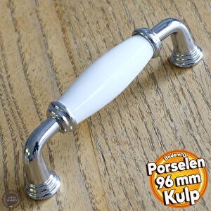 Gül Gerçek Porselen Beyaz 96 Mm Kulplar Mobilya Mutfak Dolabı Çekmece Dolap Kapak Kulpu Kulbu 9.6 Cm