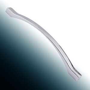 Siena (160 Mm-16.0 Cm) Düz Mobilya Mutfak Dolabı Çekmece Dolap Kapak Kulpu Kulbu Krom Metal Kulpları