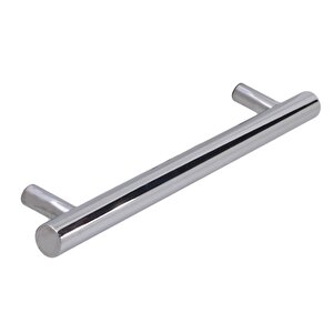 Gül Boylu Çekmece Dolap Kapak Kulpu Kulbu 128 Mm Parlak Krom Metal Kulp 10 Adet