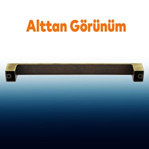 Bihter Desenli Mobilya Mutfak Dolabı Çekmece Dolap Kapak Kulpu Kulbu Antik Sarı 160 Mm Metal Kulp