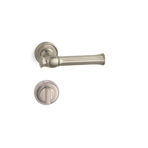 Julıet Rozetli Kapı Kolu Saten Rengi Wc - Hha223ro14w Nbm