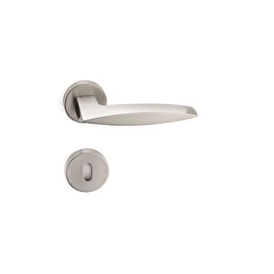 Garnet Saten - Oda Rozetli Kapı Kolu - Hha118ro12n Nb