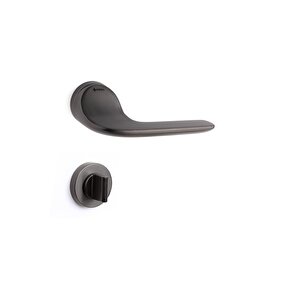 Fortuna Füme - Wc Rozetli Kapı Kolu - Hha136ro12w Bbn