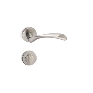 Perle Saten - Wc Rozetli Kapı Kolu - Hha119ro12w Nb