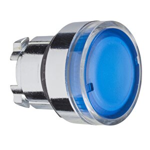 Electric Zb4bw36 Ba9s Ampul İçin Mavi Sıva Altı Işıklı Basmalı Düğme Başlığı Ø22 Yaylı Dönüş