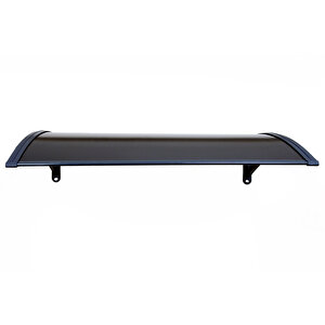 Plastik Ayak 6mm Levhalı Pratik Sundurma Kanopi 100x150 Cm Antrasit Gri