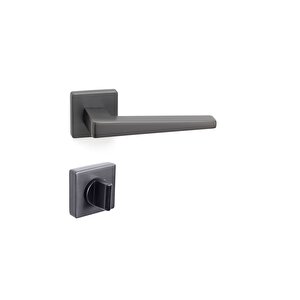 Vısıon Füme - Wc Rozetli Kapı Kolu - Hha207ro11w Bbn