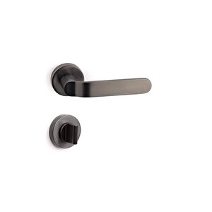 Opal Füme - Wc Rozetli Kapı Kolu - Hha115ro12w Bbn