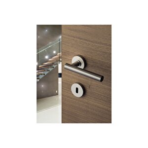 Grıp Saten - Wc Rozetli Kapı Kolu - Hha184ro12w Nbm-nbm/nb