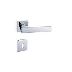 Fosil Krom - Oda Rozetli Kapı Kolu - Hha124ro11n Cr