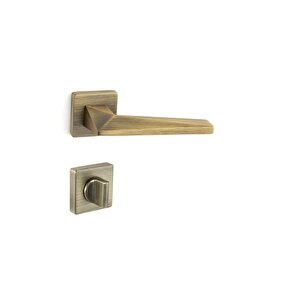 Prızma Rozetli Kapı Kolu Antik Rengi Wc - Hha244ro11w Abm