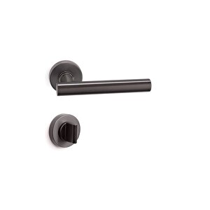 Grıp Füme - Wc Rozetli Kapı Kolu - Hha184ro12w Bbn