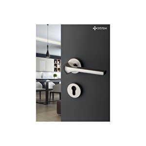 Aten Füme - Wc Rozetli Kapı Kolu - Hha137ro12w Bbn