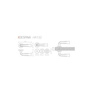 Despına Antik - Wc Rozetli Kapı Kolu - Hha132ro14w Abm