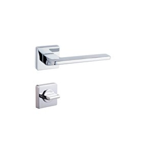 Gıada Krom - Wc Rozetli Kapı Kolu - Hha110ro11w Cr