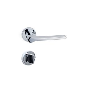 Metıs Krom - Wc Rozetli Kapı Kolu - Hha174ro12w Cr