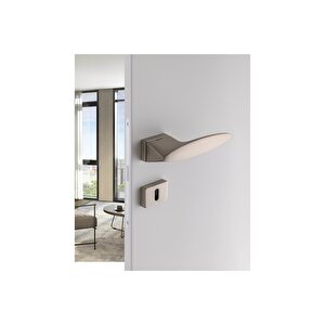 Epsılon Saten - Wc Rozetli Kapı Kolu - Hha205ro15w Nb