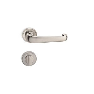 Adrıa Saten - Wc Rozetli Kapı Kolu - Hha128ro14w Nb