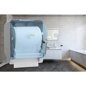 K8t Levercut Manuel  Rulo Kağıt Havlu Dispenseri Aparatı Şeffaf