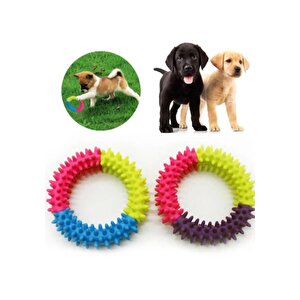 Nakres Köpek Isırma Çemberi Diş Kaşıma Aparatı Köpek Oyuncaği (12 Cm)