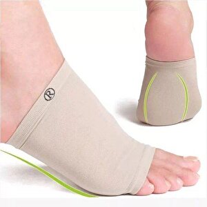 Nakres Ark Destek Çorabı 1 Çift Kumaş Ayak Destek Çorabı Tabanlık Düz Taban Ayak Boşluk Çorabı