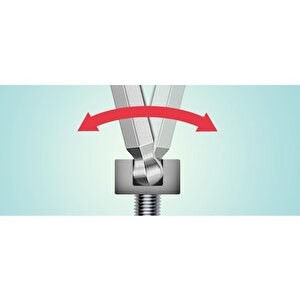 Profesyonel Hex Alyan Anahtar Takımı 9 Parça (1,5-10 Mm) - 1600a01th5