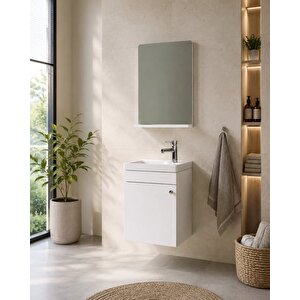 Elmas 45 Cm Banyo Dolabi Takimi