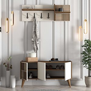 Siena Portmanto - Ceviz / Krem