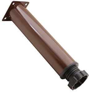 Mobilya Kanepe Baza Koltuk Metal Destek Ayağı Ayarlanabilir Kahverengi Ayak 25 Cm