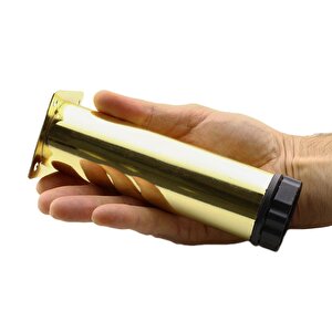 Mobilya Kanepe Sehpa Tv Ünitesi Koltuk Ayağı Ayarlanabilir 12 Cm Gold Altın Metal Baza Ayak