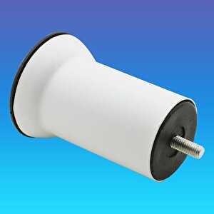 Mobilya Metal Kanepe Yatak Baza Koltuk Orta Destek Ayağı M8 Civata Beyaz Metal Ayak 10 Cm