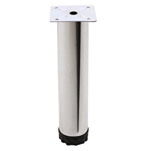 Mobilya Kanepe Baza Koltuk Metal Destek Ayağı Ayarlanabilir Krom Ayak 25 Cm