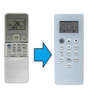 Fjtherma-ecotherma-hisense Dg11h1-01e Dg11h1-01 Klima Kumanda