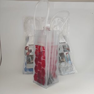 Pvc Jelli Şişe Soğutma Torbası Meşrubat Soğutma Torbası Şişe Soğutucu Çanta