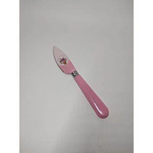Dekoratif Çiçek Baskılı Mini Peynir Bıçağı 20 Cm Mini Cheese Bıçağı Knife