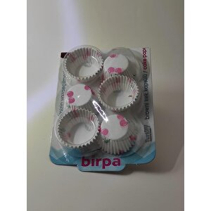 90'lı Browni Mini Kağıt Kek Kapsülü Mini Tart Kek Kapsülü Muffin Ekler Kalıbı Kiraz