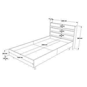 Robin Home Lidya Genç Odası Takımı 5'li Set Beyaz
