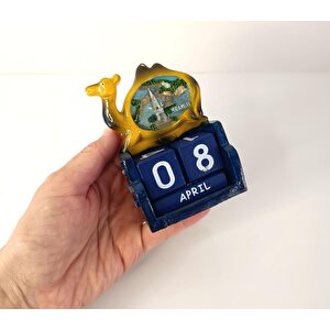 Deve Bereket Masa Duvar Takvimi Dekoratif Ev Dekorasyon Ofis Heykel