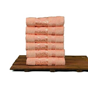 Bambu Havlu, %100 Organik, Bambu, Havlu Seti, 50x90 Cm - 6'lı Paket, Premium, Ultra Yumuşak, Dekoratif