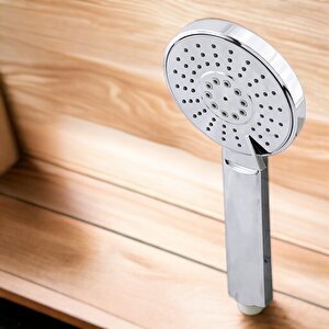 Duş Seti Spiral Fişkiye Banyo Duş Başlığı Set Fiskiyesi Telefonu Fonksiyonlu Klasik Başlık Metal Hortum