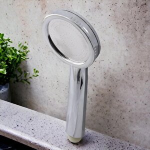 Duş Seti Spiral Fişkiye Banyo Duş Başlığı Set Fiskiyesi Telefonu Yuvarlak Klasik Başlık Metal Hortum