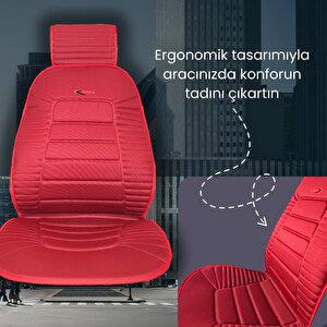 Space Oto Koltuk Minderi, Volkswagen Araçlarla Uyumlu 2'li Set Özel Tasarım Minder Premi̇um