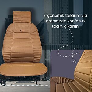 Space Oto Koltuk Minderi, Volkswagen Araçlarla Uyumlu 2'li Set Özel Tasarım Minder Premi̇um