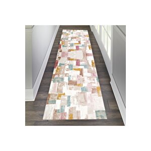 Yolluk Koridor Yolluk Pastel Renk Yolluk Koridor Halısı Uzun Halı Antre Halı Salon Halısı 180x200 cm