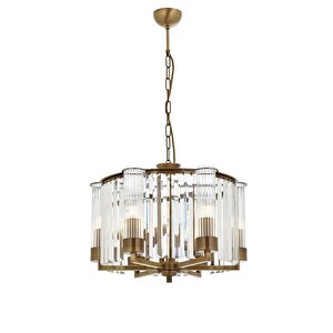 Kapsül Klasik Avize E14 36w 50cm Metal Eskitme Avonni-av-1909-6e