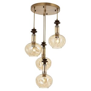 Bone Modern Avize E27 48w 35cm Metal Eskitme Avonni-av-1912-4et