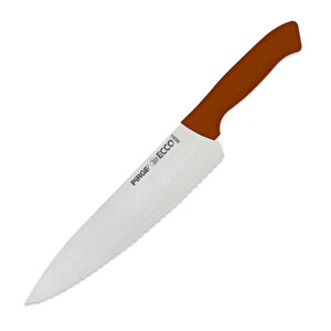 Ecco Kahverengi Dişli Şef Bıçağı 21 Cm